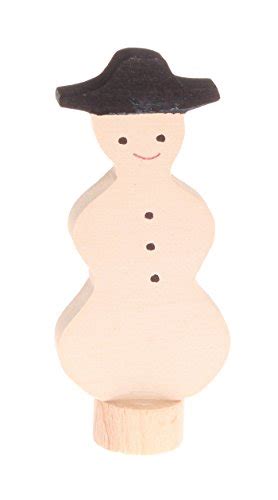 Grimms Figura Di Decorazione Pupazzo Di Neve In Legno Giochi In Legno