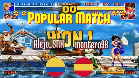 King Of Fighters Ft Alejo Snk Co Vs Montero Es