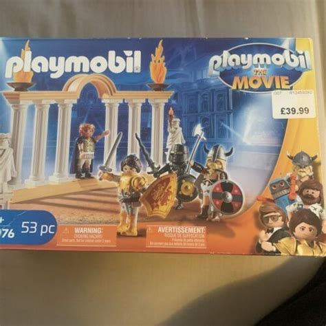 70076 PLAYMOBIL The Movie Emperor Maximus In Colosseum For Sale Online