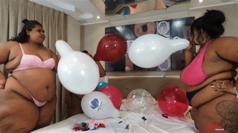 3 BBW BURST BALLOONS CLIP 5 FULL HD KC 2023 Karina Cruel Balloons Clips4sale