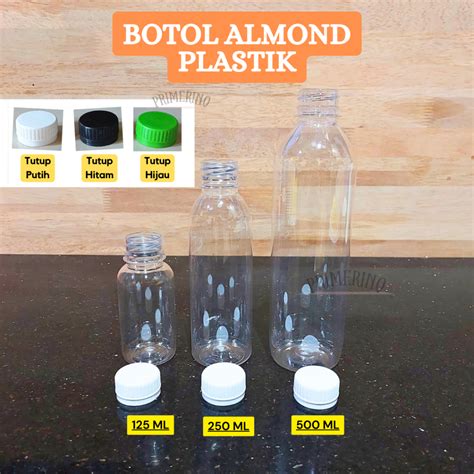 Jual Rp Botol Almond Ml Ml Ml Botol Plastik Botol