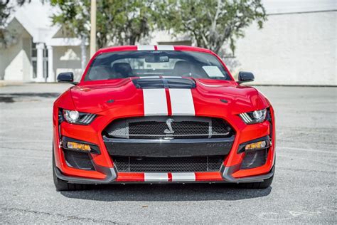 Race Red 2021 Mustang Shelby Gt500 Flexes With Carbon Fiber Track Pack Autoevolution