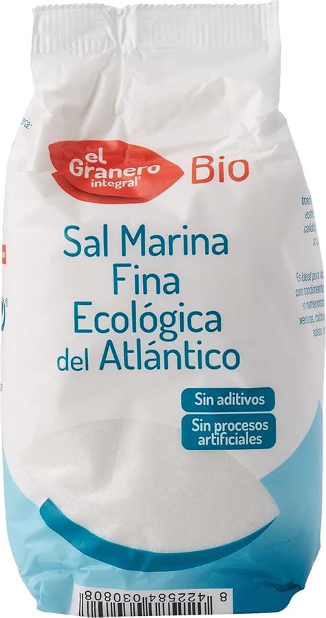 Granero Integral Sal Marina Fina Bio 1 Kg 1000 Gramo 1 Amazon Es