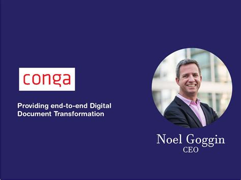 Conga Providing End To End Digital Document Transformation Business