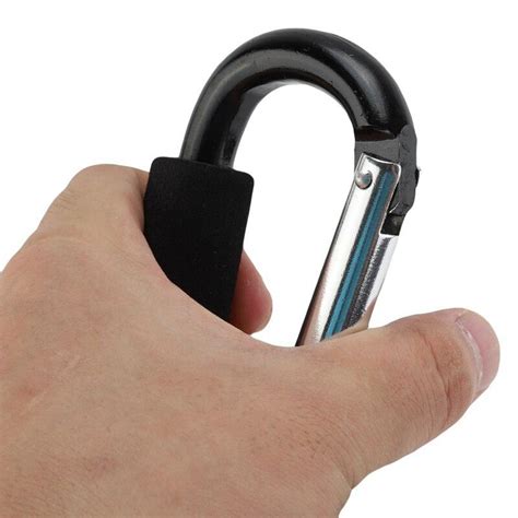 Cheap Large Carabiner Aluminum Alloy D Shape Quick Release Camping