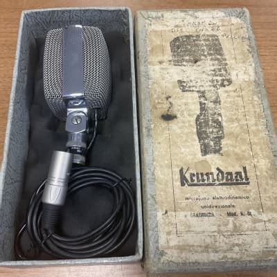 Davoli KRUNDAAL MODELL613 MIKROFON DINAMIC CARDIOD 1969 Reverb UK