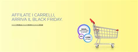 PosteMobile Per Il Black Friday Torna Disponibile Creami WOW Weekend