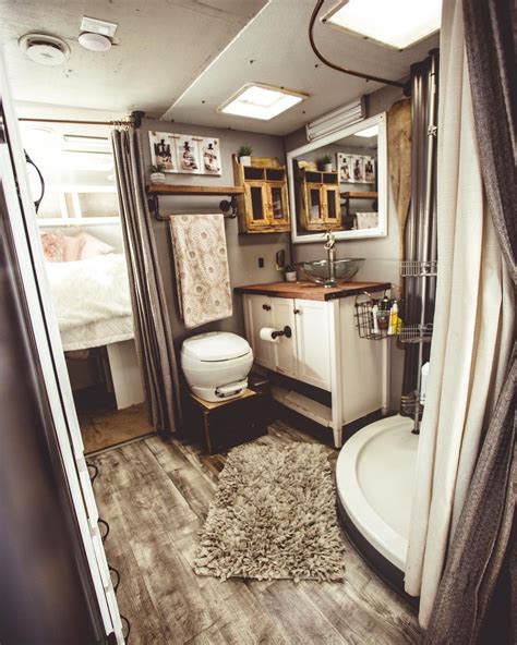 80 Jaw Dropping RV Bathroom Renovations The Motorized Home Rv