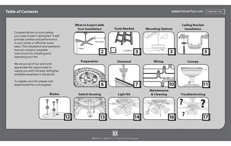 HUNTER CEILING FANS INSTALLATION MANUAL Pdf Download | ManualsLib