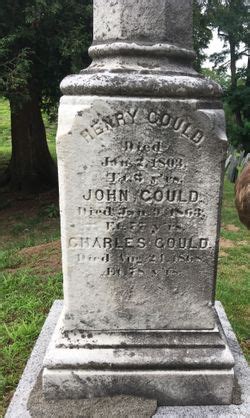 John Gould Memorial Find A Grave