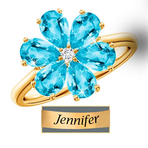 Birthstone Bouquet Ring