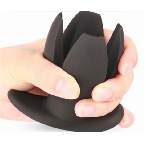 Unisex Flower Opening Hollow Anal Speculum Butt Plug Auns Vaginal Dilator Prostate Stimulation