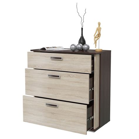 Комод с 3-мя ящиками Даллас 4-4425 венге/дуб сонома от производителя в ...