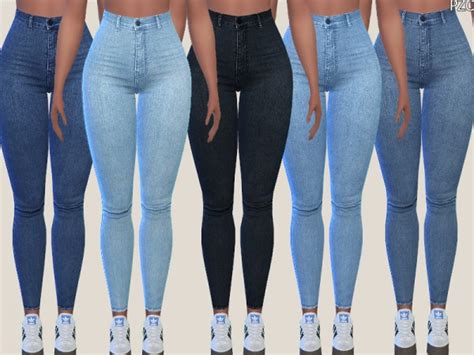 The Sims Resource Denim Skinny Jeans By Pinkzombiecupcakes Sims