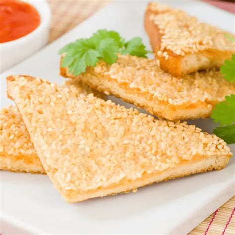 Super Easy Sesame Prawn Toast Recipe Like The Takeaway