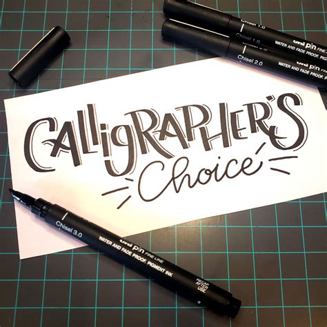 Uni Ball Calligraphers Choice 3 Piece Uni Pin Fineliner Drawing Pens