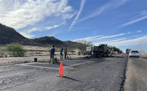 Expresion Guaymas On Twitter Reparan La Carretera En La Salida Norte