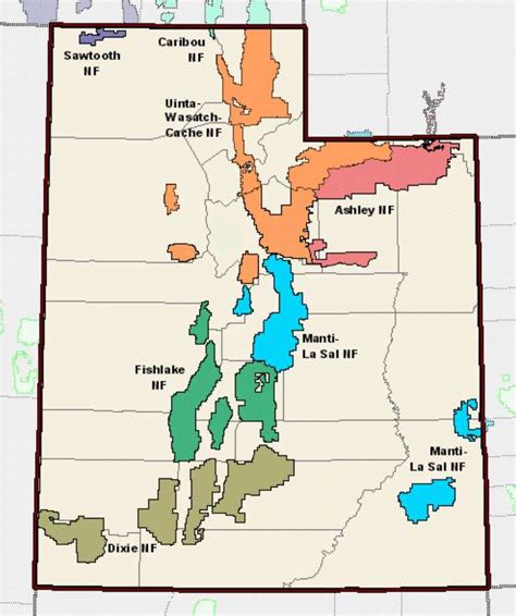 Utah-National-Forest-map - TMBtent