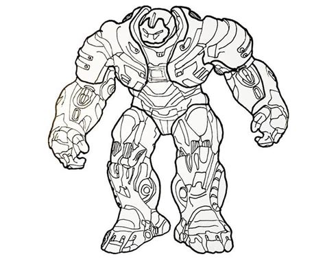 25 Desenhos Do Hulkbuster Para Imprimir E Colorir Pintar