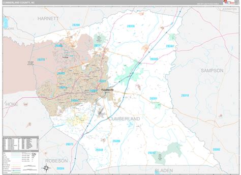 Cumberland County, NC Maps