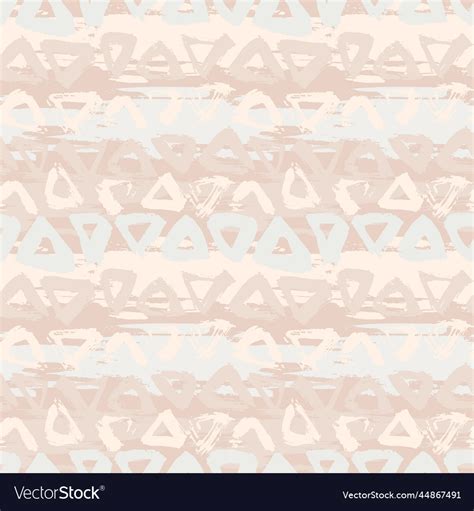 Abstract Hand Drawn Seamless Nude Dry Brush Vector Image