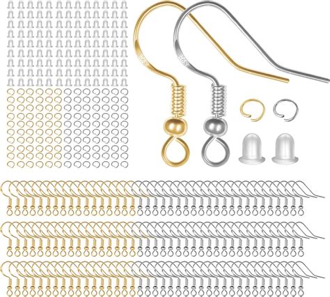 Amazon TOAOB 150pcs Hypoallergenic Earring Hooks Mixed Colors Ear