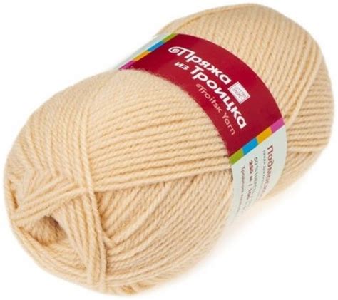 Пряжа из Троицка Подмосковная, 50% шерсть, 50% акрил, 100гр/250м, арт ...