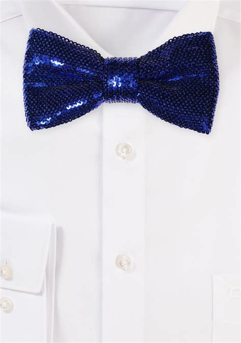 Sequin Bow Ties Blue Sequin Bow Tie Bows N Ties