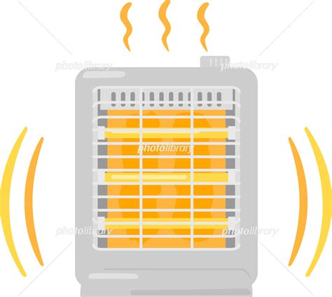 点灯している電気ストーブ ヒーター イラスト素材 6588320 フォトライブラリー Photolibrary