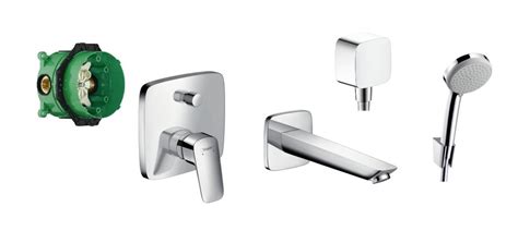 HANSGROHE LOGIS Zestaw Podtynkowy Wylewka Do Wanny 7023594706