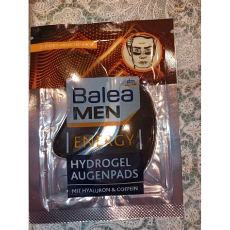 Balea Men Energy Hydrogel Augen Pads Mit Hyaluron Coffein Opinie I