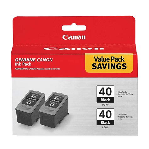 Canon Pg Original Black Ink Cartridge Twin Pack