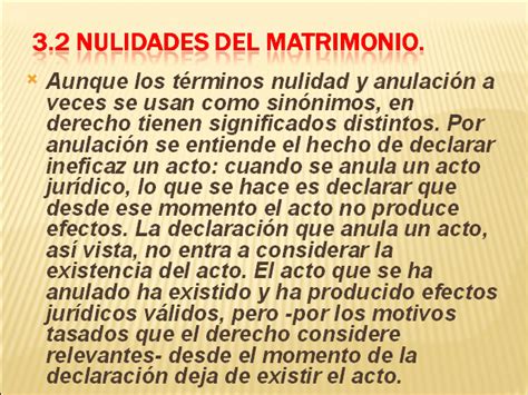 Nulidades del matrimonio Presentación PowerPoint