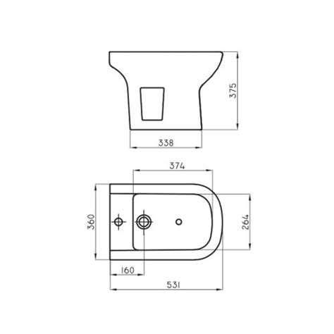 BARI BIDET 1AG BLANCO BKC1 ITAR Pinamar