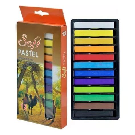 Set Pastel Tizas X Colores Barras Pintura Seca Dibujo