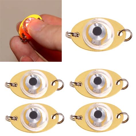 Led Deep Drop Underwater Eye Shape Fishing Squid Fish Lure Light