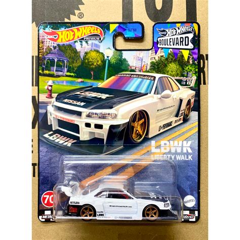 Hot Wheels Ch Nh H Ng M U Xe Premium Boulevard Nissan Skyline R Super Silhouette Lbwk Tr Ng