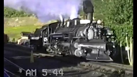 A Trip On The Durango And Silverton 1991 And 1993 Youtube