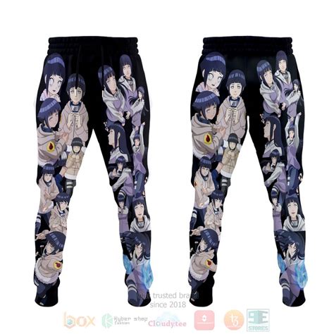 Hot Hinata Hyuga Fleece Naruto Characters Anime Jogger Pants Express Your Unique Style With