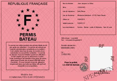 Permis bateau