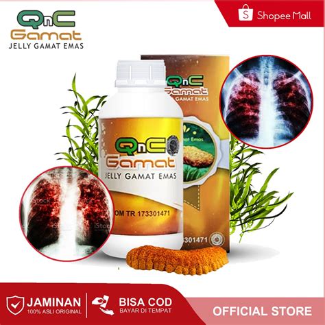 Jual QnC Jelly Gamat Obat TBC Herbal Tuberkulosis Penghilang Cairan