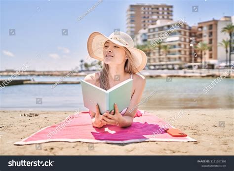 Young Chinese Girl Reading Book Lying Stock Photo 2191207293 | Shutterstock