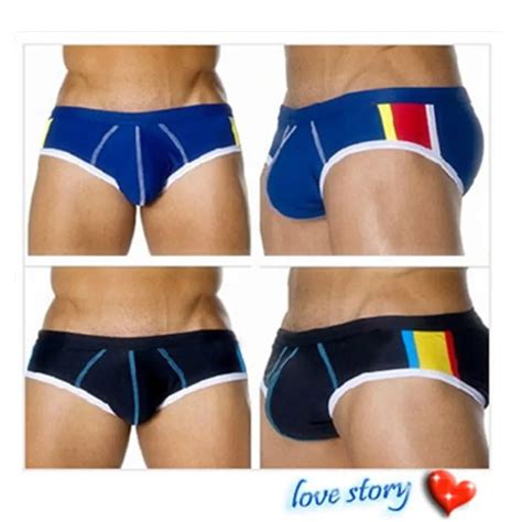 Aliexpress Buy Brand PYONGRAINS Mens Swimwear Briefs Sexy Gay Bikini Swimsuit Swimming