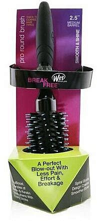 Wet Brush Pro Round Brushes Smooth Shine 2 5 Thick Course Cepillo