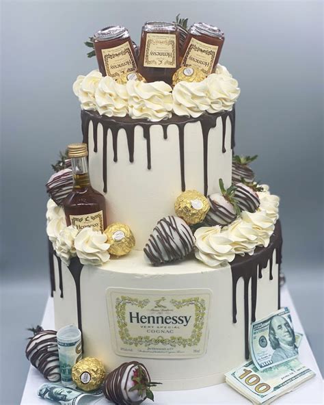 Happy Easter Day Hennessy Drip Cakes Macarons Diaper Cake Tiered