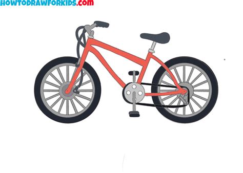 How to Draw a Bicycle - Easy Drawing Tutorial For Kids