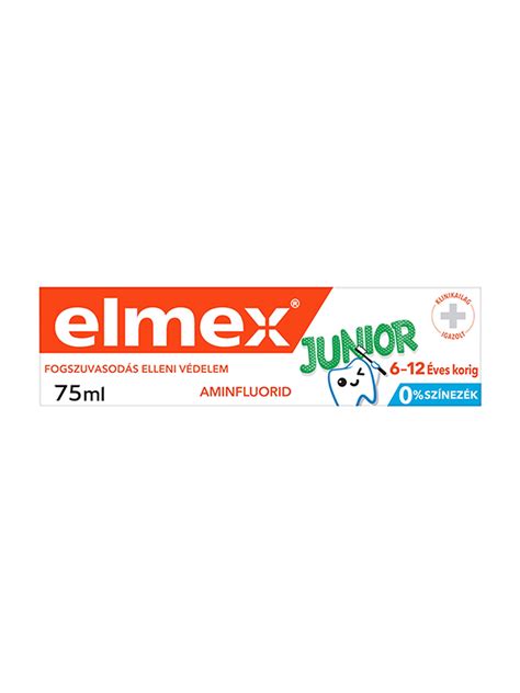 Elmex Junior fogkrém 6-12 éves korig - 75 ml
