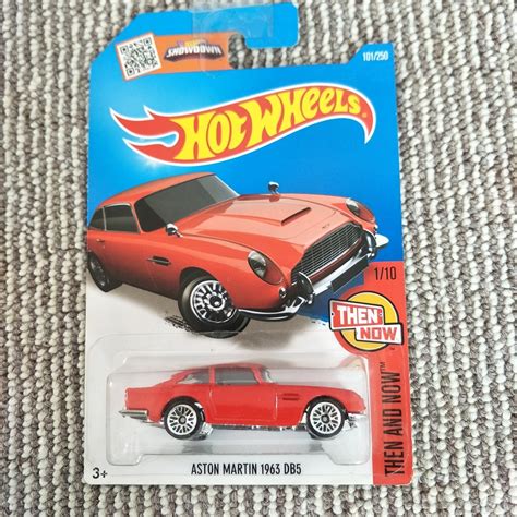 Hot Wheels Aston Martin Db Red Then And Now Birthday Giftperfect Birthday Gift Miniature