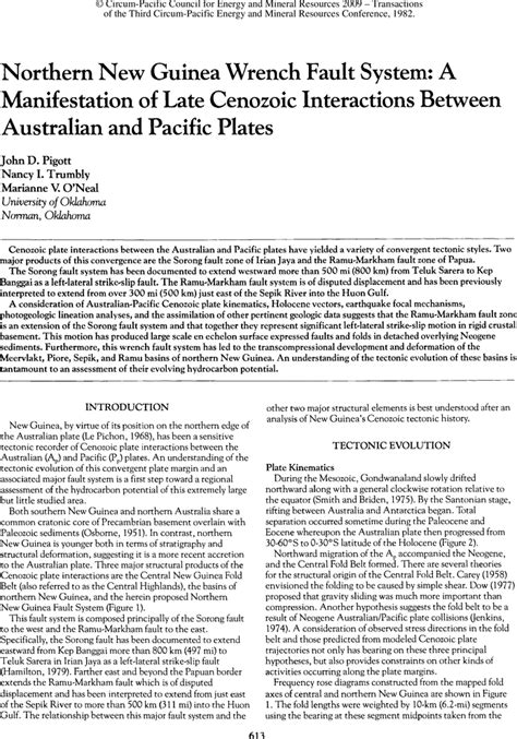 AAPG Datapages Archives Northern New Guinea Wrench Fault System A