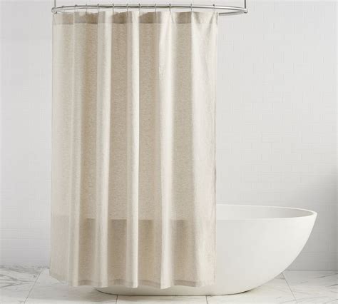 European Linen/Cotton Shower Curtain | Pottery Barn